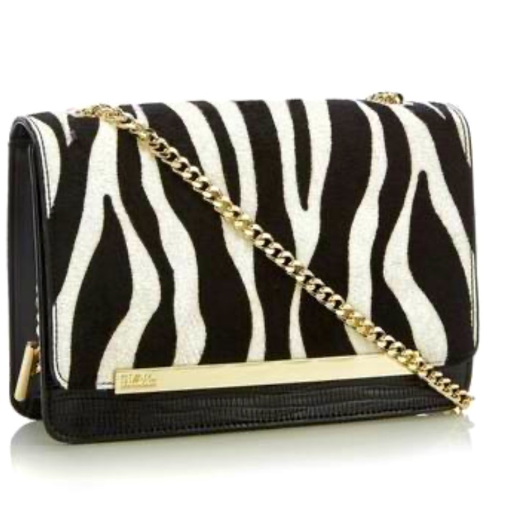🫏🖤NWOT Star by Julien MacDonald Gigi Zebra Crossbody Bag🖤🦓